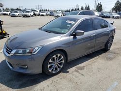 Salvage cars for sale at Rancho Cucamonga, CA auction: 2013 Honda Accord Sport