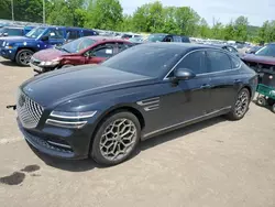 Salvage cars for sale at Marlboro, NY auction: 2021 Genesis G80 Base
