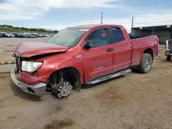 Salvage cars for sale at Colorado Springs, CO auction: 2011 Toyota Tundra Double Cab SR5