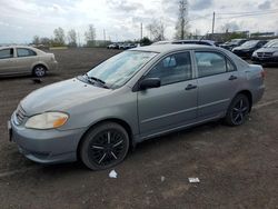 Salvage cars for sale at Montreal Est, QC auction: 2004 Toyota Corolla CE