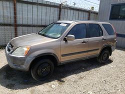 Salvage cars for sale from Copart Los Angeles, CA: 2003 Honda CR-V EX