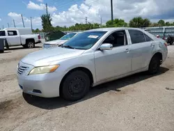 Salvage cars for sale from Copart Miami, FL: 2007 Toyota Camry CE