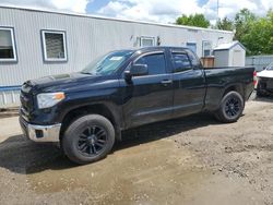 Salvage trucks for sale at Lyman, ME auction: 2015 Toyota Tundra Double Cab SR/SR5