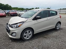 Chevrolet salvage cars for sale: 2019 Chevrolet Spark LS