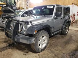 Vehiculos salvage en venta de Copart Anchorage, AK: 2015 Jeep Wrangler Sport