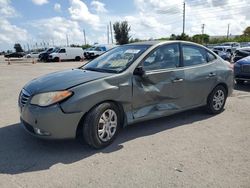 Salvage cars for sale from Copart Miami, FL: 2010 Hyundai Elantra Blue