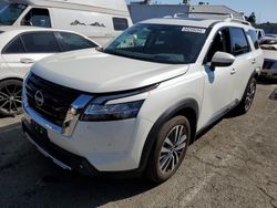 Salvage cars for sale at Vallejo, CA auction: 2022 Nissan Pathfinder Platinum