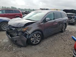 Salvage cars for sale at Cahokia Heights, IL auction: 2015 Honda Odyssey Touring