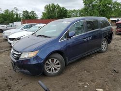 Honda Odyssey exl salvage cars for sale: 2016 Honda Odyssey EXL