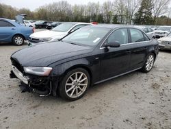 Salvage cars for sale from Copart North Billerica, MA: 2015 Audi A4 Premium Plus