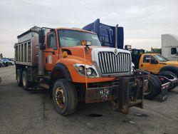 Salvage trucks for sale at Woodhaven, MI auction: 2013 International 7000 7600