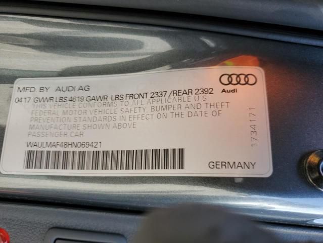 2017 Audi A4 Ultra Premium Plus