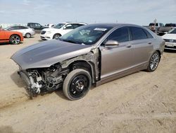 Salvage cars for sale at Amarillo, TX auction: 2020 Lincoln MKZ