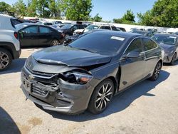 Chevrolet salvage cars for sale: 2017 Chevrolet Malibu LT