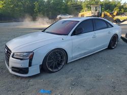 Salvage cars for sale from Copart Waldorf, MD: 2016 Audi S8 Plus Quattro