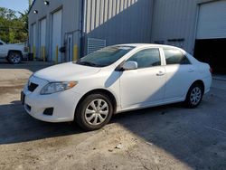 Salvage cars for sale at Savannah, GA auction: 2010 Toyota Corolla Base