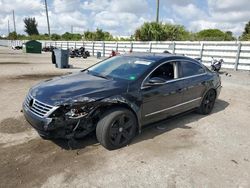 Salvage cars for sale at Miami, FL auction: 2015 Volkswagen CC Sport