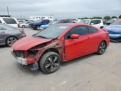 Salvage cars for sale from Copart Grand Prairie, TX: 2014 Honda Civic EX