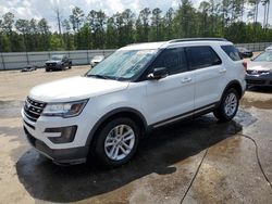 Salvage cars for sale at Harleyville, SC auction: 2016 Ford Explorer XLT