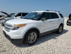 Salvage cars for sale from Copart New Braunfels, TX: 2013 Ford Explorer XLT