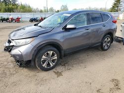Salvage cars for sale from Copart Ontario Auction, ON: 2018 Honda CR-V LX