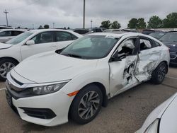 Salvage cars for sale at Moraine, OH auction: 2016 Honda Civic EX