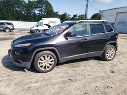Salvage cars for sale at Seaford, DE auction: 2015 Jeep Cherokee Limited