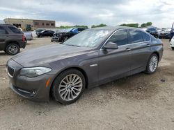 Salvage cars for sale from Copart Kansas City, KS: 2012 BMW 535 I