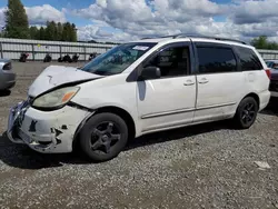 Salvage cars for sale from Copart Arlington, WA: 2005 Toyota Sienna CE