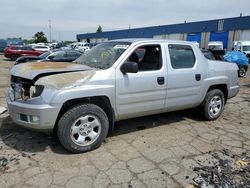 Salvage trucks for sale at Woodhaven, MI auction: 2010 Honda Ridgeline RT