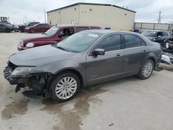 Salvage cars for sale at Haslet, TX auction: 2010 Ford Fusion Hybrid