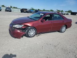 Salvage cars for sale at Kansas City, KS auction: 2005 Toyota Camry LE