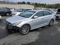 Salvage cars for sale from Copart Exeter, RI: 2017 Hyundai Sonata Sport