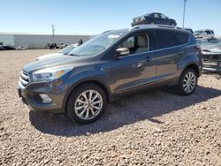 Vehiculos salvage en venta de Copart Phoenix, AZ: 2018 Ford Escape Titanium