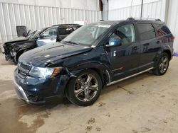 Salvage cars for sale from Copart Franklin, WI: 2015 Dodge Journey Crossroad