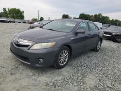 Salvage cars for sale at Mebane, NC auction: 2011 Toyota Camry Hybrid