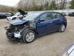 Salvage cars for sale at North Billerica, MA auction: 2022 Nissan Leaf S