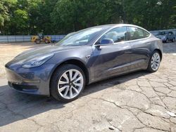 Salvage cars for sale from Copart Austell, GA: 2019 Tesla Model 3