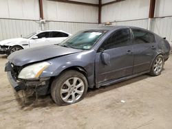 Salvage cars for sale at Pennsburg, PA auction: 2007 Nissan Maxima SE