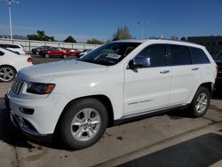 Jeep salvage cars for sale: 2015 Jeep Grand Cherokee Summit