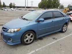 Salvage cars for sale from Copart Rancho Cucamonga, CA: 2013 Toyota Corolla Base