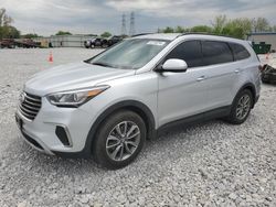 Salvage cars for sale at Barberton, OH auction: 2019 Hyundai Santa FE XL SE