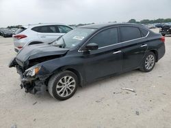 Salvage cars for sale at San Antonio, TX auction: 2018 Nissan Sentra S