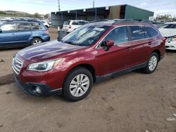 Salvage cars for sale from Copart Colorado Springs, CO: 2016 Subaru Outback 2.5I Premium
