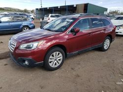 Subaru Vehiculos salvage en venta: 2016 Subaru Outback 2.5I Premium