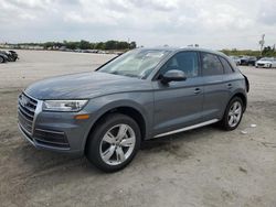 Salvage cars for sale at West Palm Beach, FL auction: 2018 Audi Q5 Premium
