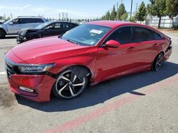 Honda Accord Sport salvage cars for sale: 2019 Honda Accord Sport