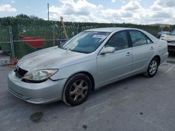 Salvage cars for sale from Copart Orlando, FL: 2003 Toyota Camry LE