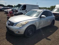 Salvage cars for sale at East Granby, CT auction: 2008 Infiniti EX35 Base