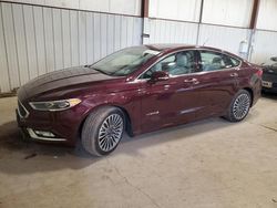 Salvage cars for sale from Copart Pennsburg, PA: 2017 Ford Fusion Titanium HEV